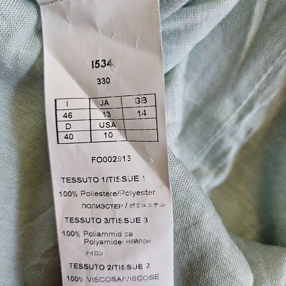 Annarita N NWT Seafoam Green Sequin Strapless Dress Small - Picture 8 of 15